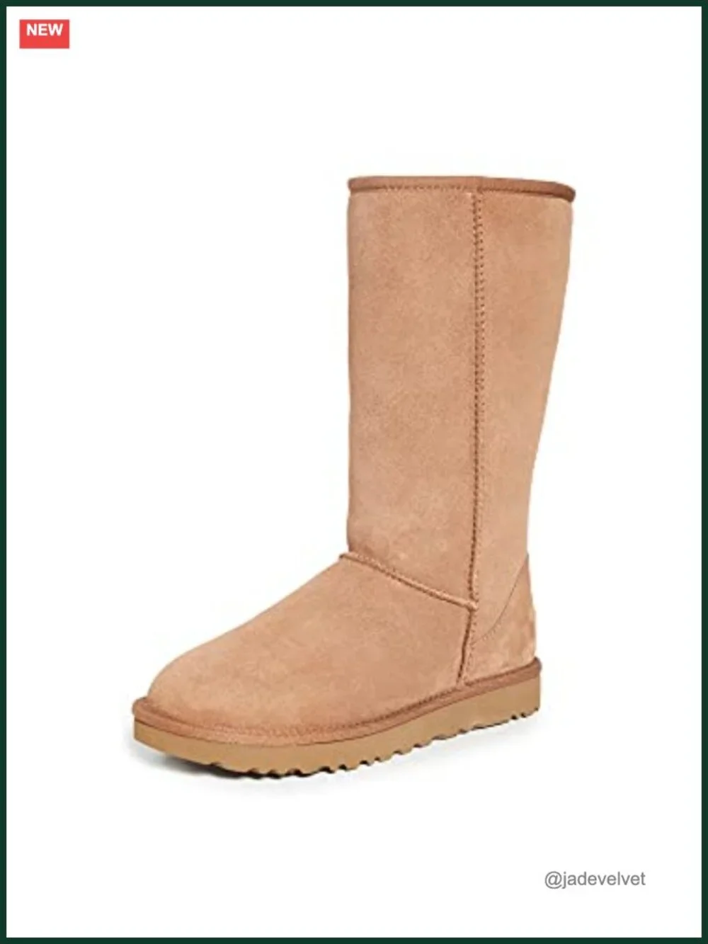 Women's Sheepskin Knee-High Boots, Pull-On, Water Resistant, Suede & Sheepskin